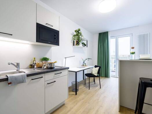 Studio zur Miete 580 € 1 Zimmer 24,3 m² 5. Geschoss frei ab 01.04.2026 Ahornstraße 4 Babelsberg Süd Potsdam 14482