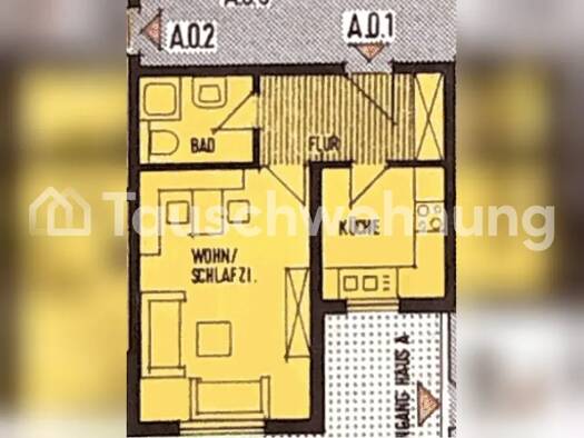 Studio zur Miete Tauschwohnung 470 € 1 Zimmer 33 m² 1. Geschoss Speyer 67346