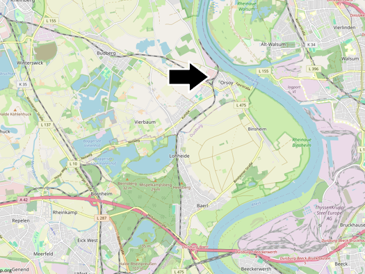 Land-/Forstwirtschaft zum Kauf 1.990.000 € 6.838 m² Grundstück Rheinberg Rheinberg-Orsoy 47495