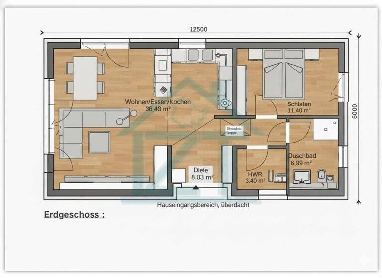 Einfamilienhaus zum Kauf 299.900 € 2 Zimmer 66 m² 872 m² Grundstück Apolda 99510