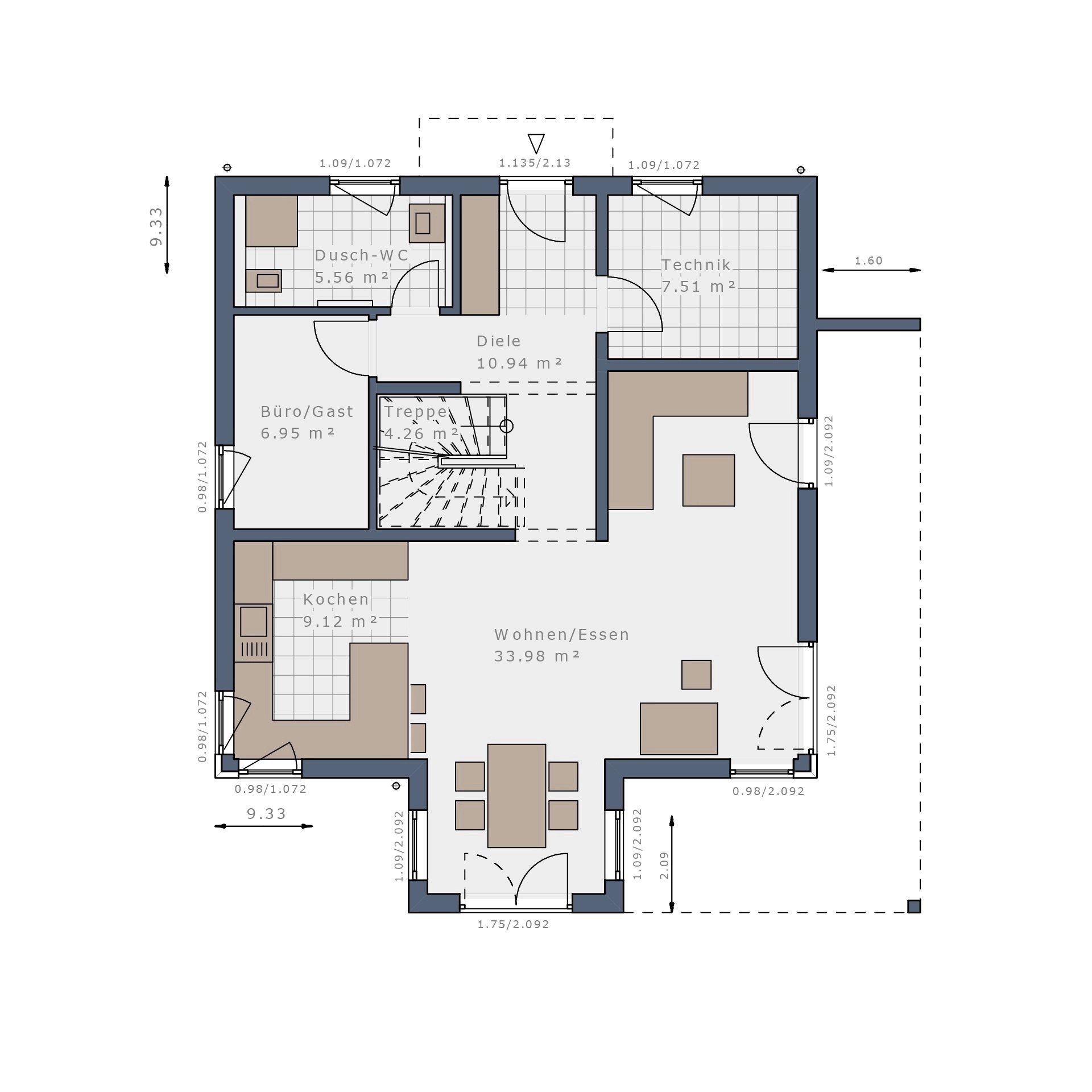 Einfamilienhaus zum Kauf provisionsfrei 685.941 € 5 Zimmer 145 m²<br/>Wohnfläche 360 m²<br/>Grundstück Bahlingen am Kaiserstuhl 79353