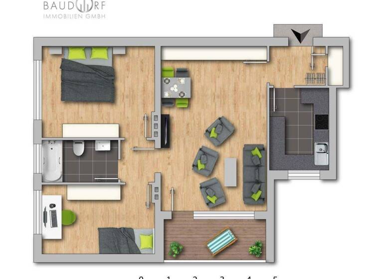 Wohnung zum Kauf 189.000 € 3 Zimmer 69,2 m² 2. Geschoss Moselstraße 46 Mitte Heiligenhaus 42579