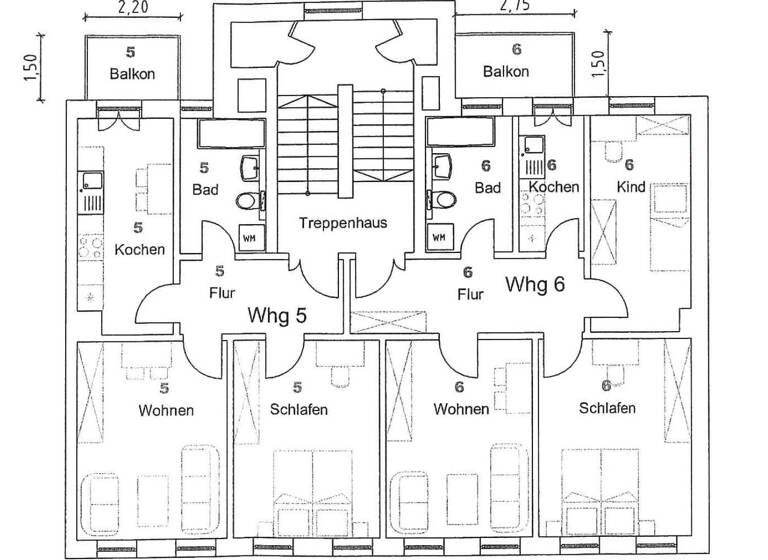 Wohnung zum Kauf 305.000 € 5 Zimmer 122 m²<br/>Wohnfläche 2.<br/>Geschoss Paunsdorf Leipzig 04328