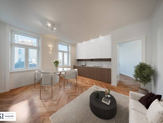 Wohnung zum Kauf - Neubau 330.000 € 2 Zimmer 41,3 m² 2. Geschoss Siebenbrunnengasse 65 Wien 1050
