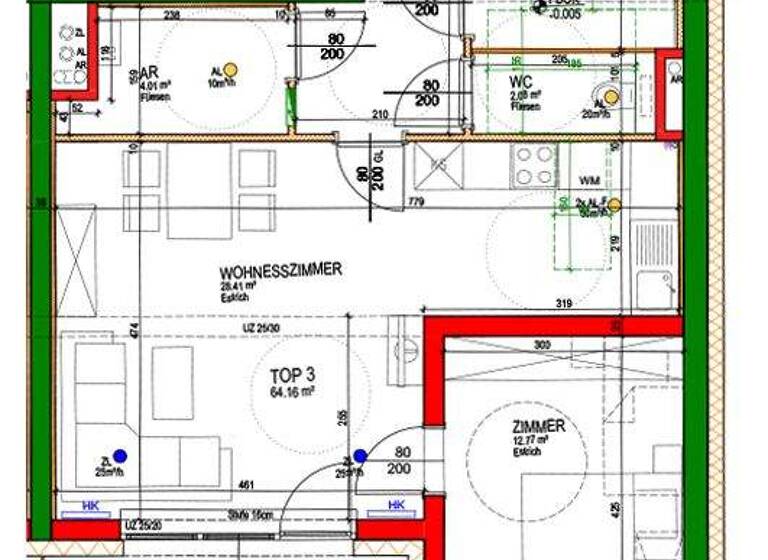 Wohnung zur Miete 621 € 64,2 m² Bergzeile 51/3 Weitra 3970
