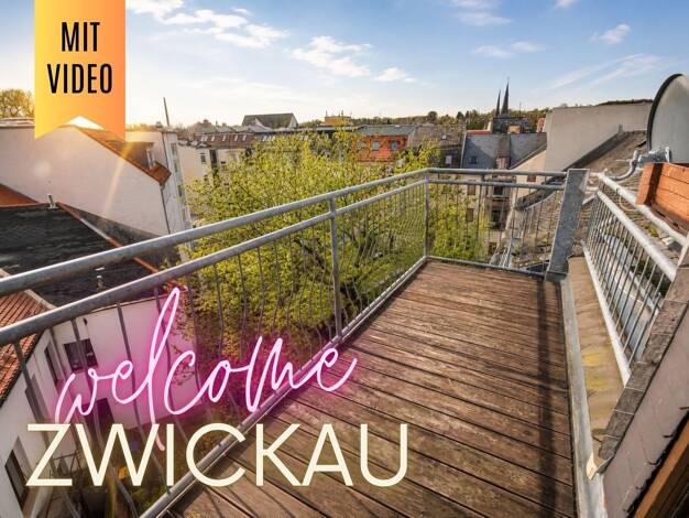 Wohnung zur Miete 520 € 3 Zimmer 88,3 m² 4. Geschoss Schumannplatz 3 Innenstadt Zwickau 08056