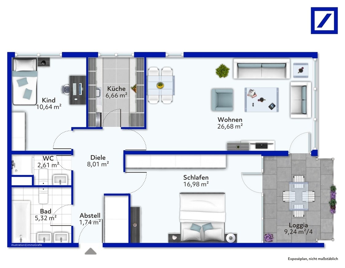 Wohnung zum Kauf 199.000 € 3 Zimmer 81 m²<br/>Wohnfläche ab sofort<br/>Verfügbarkeit Dietzenbach Dietzenbach 63128