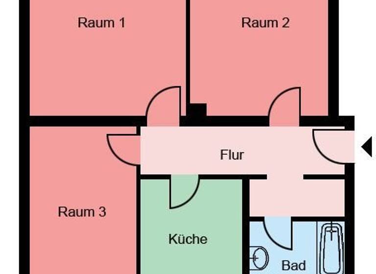 Wohnung zur Miete 479 € 3 Zimmer 70,7 m²<br/>Wohnfläche EG<br/>Geschoss Bremsheide 60 Hombruch Iserlohn 58638