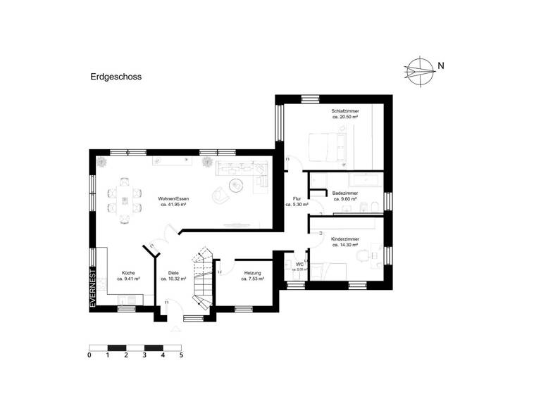 Einfamilienhaus zum Kauf 599.000 € 6 Zimmer 184 m² 1.235 m² Grundstück Bovenau 24796