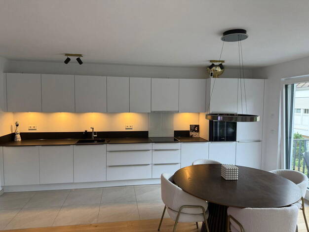 Wohnung zur Miete - Erstbezug 2.000 € 3,5 Zimmer 77 m² 1. Geschoss Habichtstraße 15, 81827 München Trudering-Riem München 81827