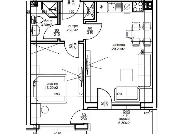 Studio zum Kauf 68.900 € 2 Zimmer 60,3 m² Plovdiv