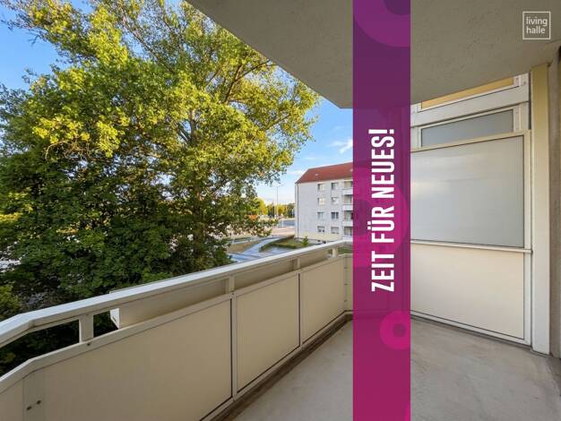 Wohnung zur Miete 520 € 3 Zimmer 58,3 m² 3. Geschoss Dessauer Straße 207 A Frohe Zukunft Nord 06118