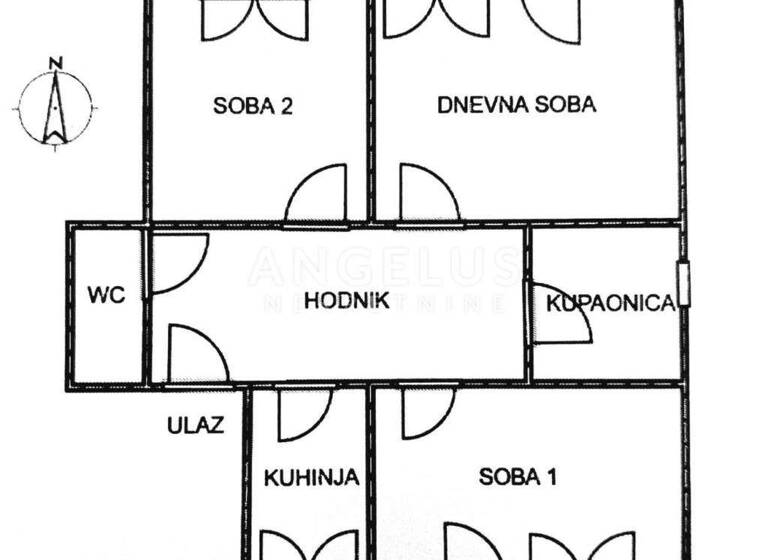 Wohnung zur Miete 800 € 3 Zimmer 65 m² 2. Geschoss Retkovec