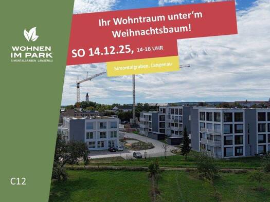 Wohnung zum Kauf - Erstbezug provisionsfrei 382.900 € 2 Zimmer 73,6 m² 2. Geschoss Am Simontalgraben 23 Langenau 89129