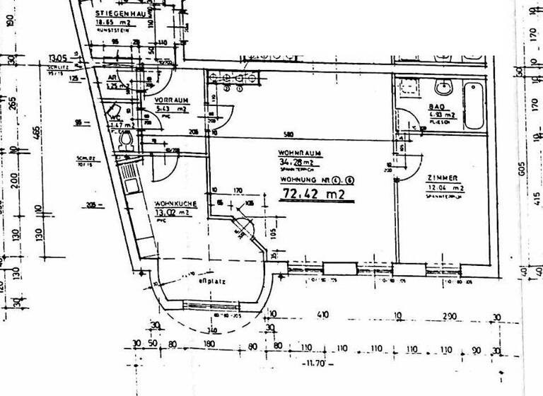 Wohnung zur Miete 799 € 72 m² 2. Geschoss frei ab sofort Sankt Leonhard Graz 8010