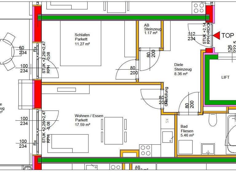 Wohnung zum Kauf 192.000 € 2 Zimmer 43,9 m² EG Hochsteingasse Geidorf Graz 8010