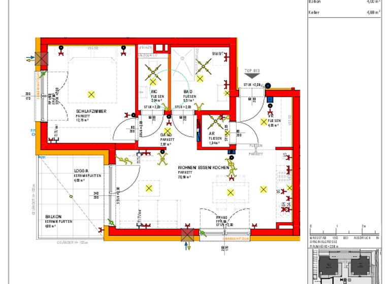 Wohnung zur Miete - Erstbezug 683 € 2 Zimmer 49,8 m² 3. Geschoss Kellner-Straße/Perausch-Straße Enns 4470