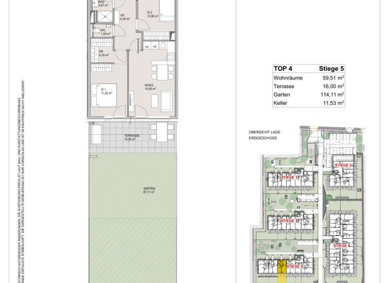 Wohnung zum Kauf 469.000 € 3 Zimmer 59,5 m² EG Franz Josef-Straße Maria Enzersdorf 2344
