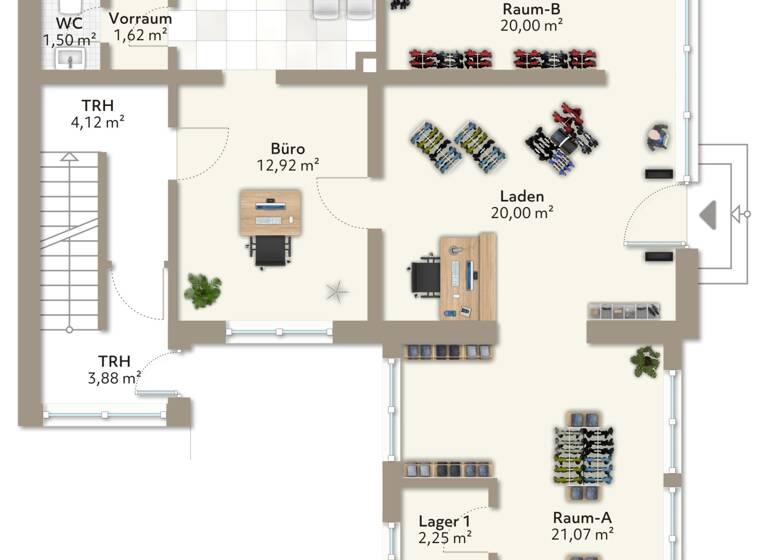 Laden zum Kauf 198.000 € 5 Zimmer 108 m² Verkaufsfläche Glonn 85625