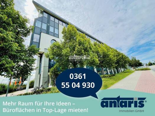 Bürofläche zur Miete provisionsfrei 7,50 € 1.600 m² Bürofläche teilbar ab 600 m² Gispersleben Erfurt 99091