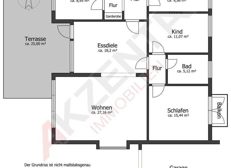 Wohnung zum Kauf 585.000 € 5 Zimmer 120 m² EG Volksdorf Hamburg / Volksdorf 22359