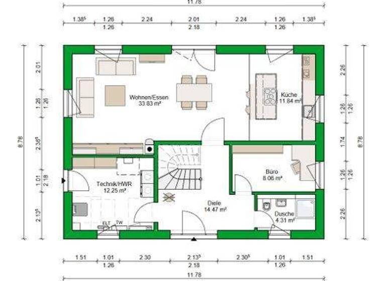 Einfamilienhaus zum Kauf - Erstbezug 549.000 € 5 Zimmer 157 m² 778 m² Grundstück Böhrigen Striegistal 09661