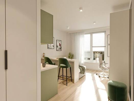 Wohnung zur Miete auf Zeit 440 € 1 Zimmer 23 m² frei ab 01.10.2026 Weserstraße 2 A Wesertor Wesertor 34125