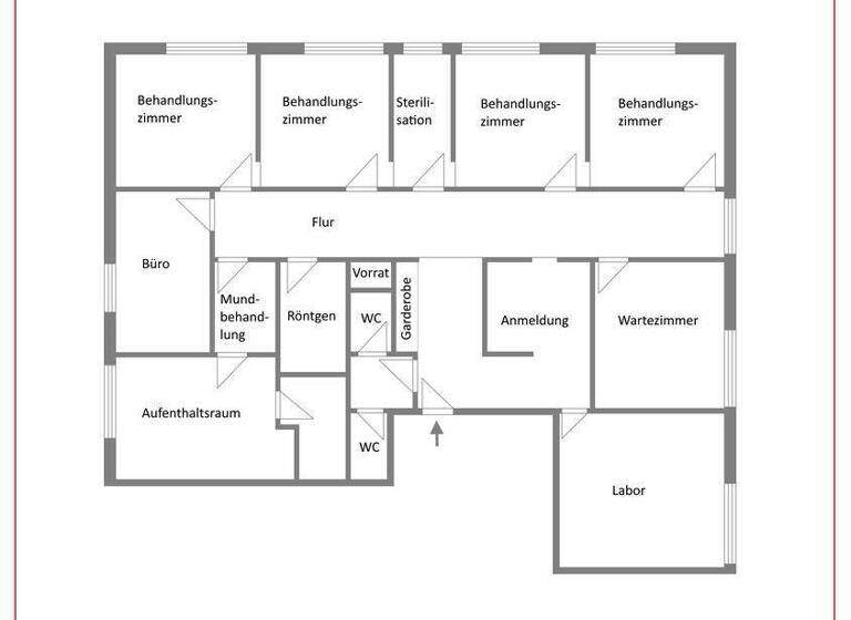 Praxis zur Miete 2.245 € 155 m² Bürofläche Rommelshausen Kernen im Remstal 71394