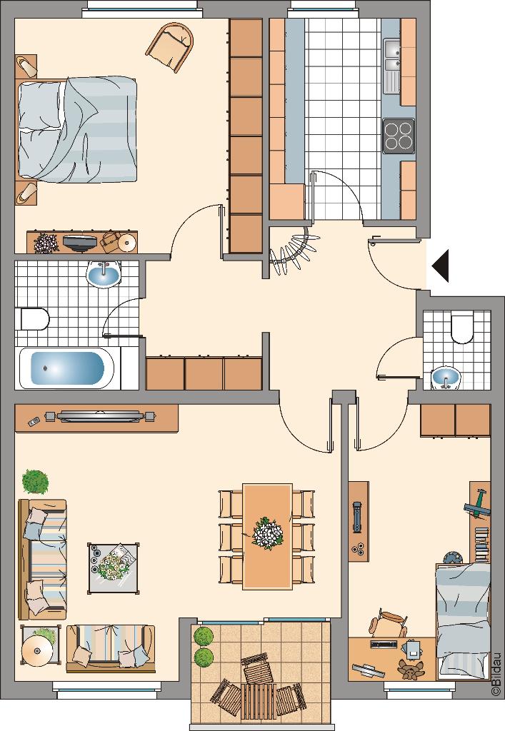 Wohnung zur Miete 649 € 3 Zimmer 78 m²<br/>Wohnfläche 2.<br/>Geschoss 14.01.2025<br/>Verfügbarkeit An den Hüren 101 Uedding Mönchengladbach 41066