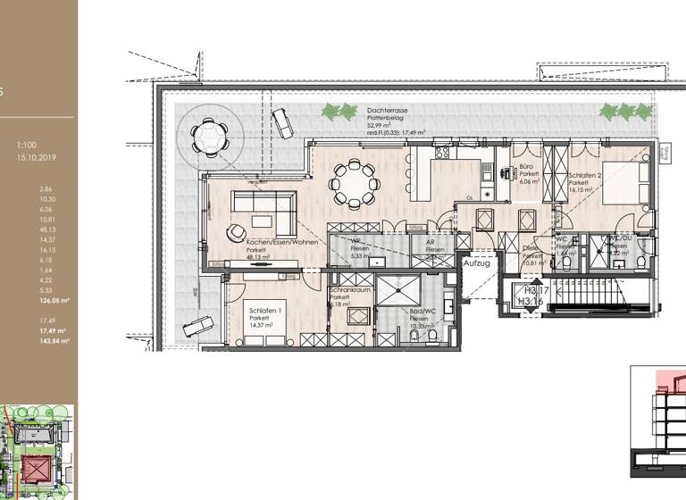 Penthouse zum Kauf 1.680.000 € 143,5 m²<br/>Wohnfläche Karlstein Bad Reichenhall 83435