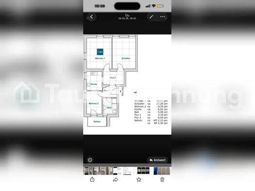 Wohnung zur Miete Tauschwohnung 585 € 3 Zimmer 73 m² 2. Geschoss Gruna Dresden 01277