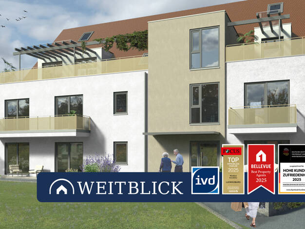 Wohnung zum Kauf - Erstbezug provisionsfrei 332.000 € 2 Zimmer 61,9 m² 1. Geschoss Vaihingen an der Enz Vaihingen an der Enz 71665