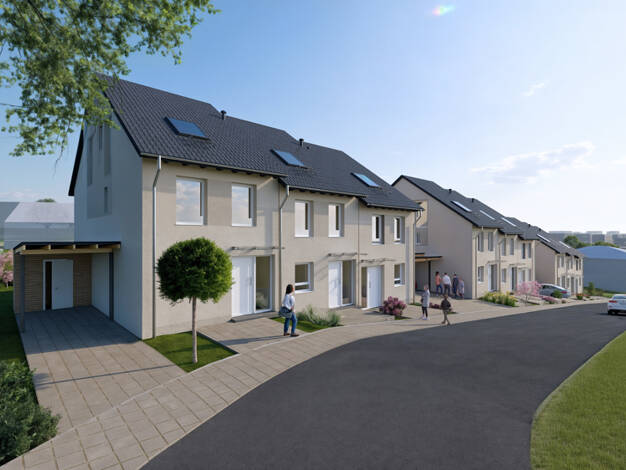 Reihenmittelhaus zum Kauf - Neubau provisionsfrei 419.900 € 5,5 Zimmer 137 m² 165 m² Grundstück Horgen Zimmern ob Rottweil 78658