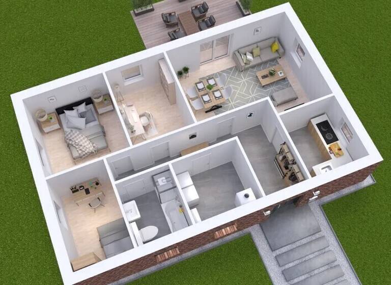 Bungalow zum Kauf provisionsfrei 348.000 € 4 Zimmer 102 m² 478 m² Grundstück Dazendorf Gremersdorf 23758