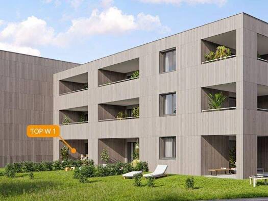 Terrassenwohnung zum Kauf - Erstbezug provisionsfrei 325.000 € 2 Zimmer 47,6 m² EG Baldebrechtgasse 1 Rankweil 6830