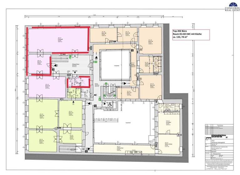 Büro zur Miete 9,97 € Innere Stadt Klagenfurt am Wörthersee 9020