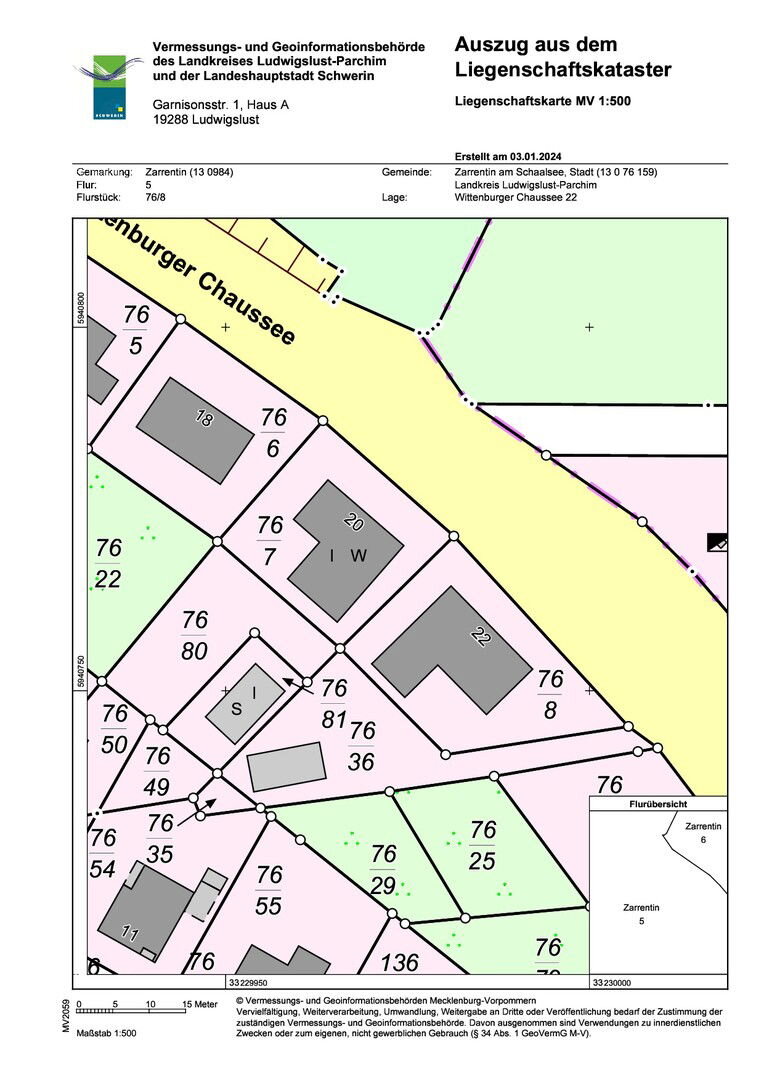 Einfamilienhaus zum Kauf provisionsfrei 490.000 € 6 Zimmer 180 m²<br/>Wohnfläche 1.088 m²<br/>Grundstück Wittenburger Chaussee 22 Zarrentin Zarrentin 19246