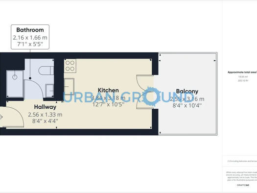 Studio zur Miete 744 € 1 Zimmer 24,7 m² 6. Geschoss frei ab 01.02.2026 Löwenberger Straße Friedrichsfelde Berlin 10315