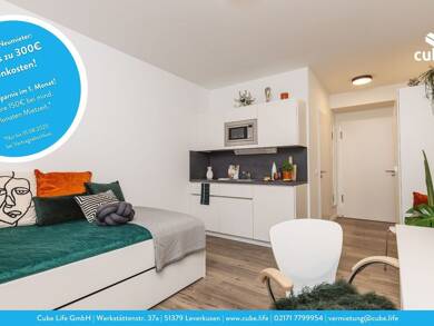 Wohnung zur Miete 580 € 1 Zimmer 20,2 m² 11. Geschoss frei ab 01.09.2025 Schulenburger Landstraße 114 Hainholz Hannover 30165