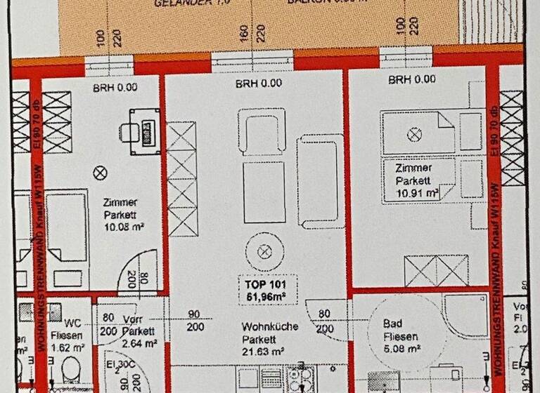 Wohnung zum Kauf provisionsfrei 320.000 € 3 Zimmer 52 m² 2. Geschoss Gföll 28 Unken 5091