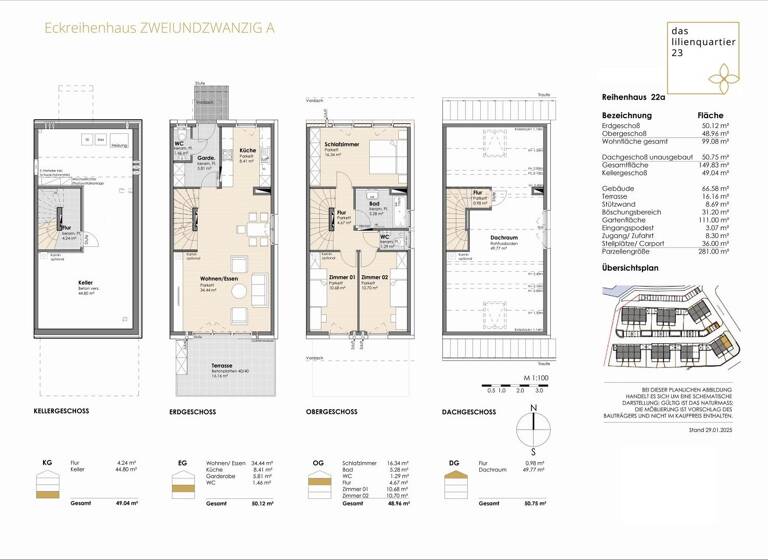 Reihenendhaus zum Kauf - Erstbezug provisionsfrei 674.000 € 5 Zimmer 149,8 m² 245 m² Grundstück Straßwalchen 5204