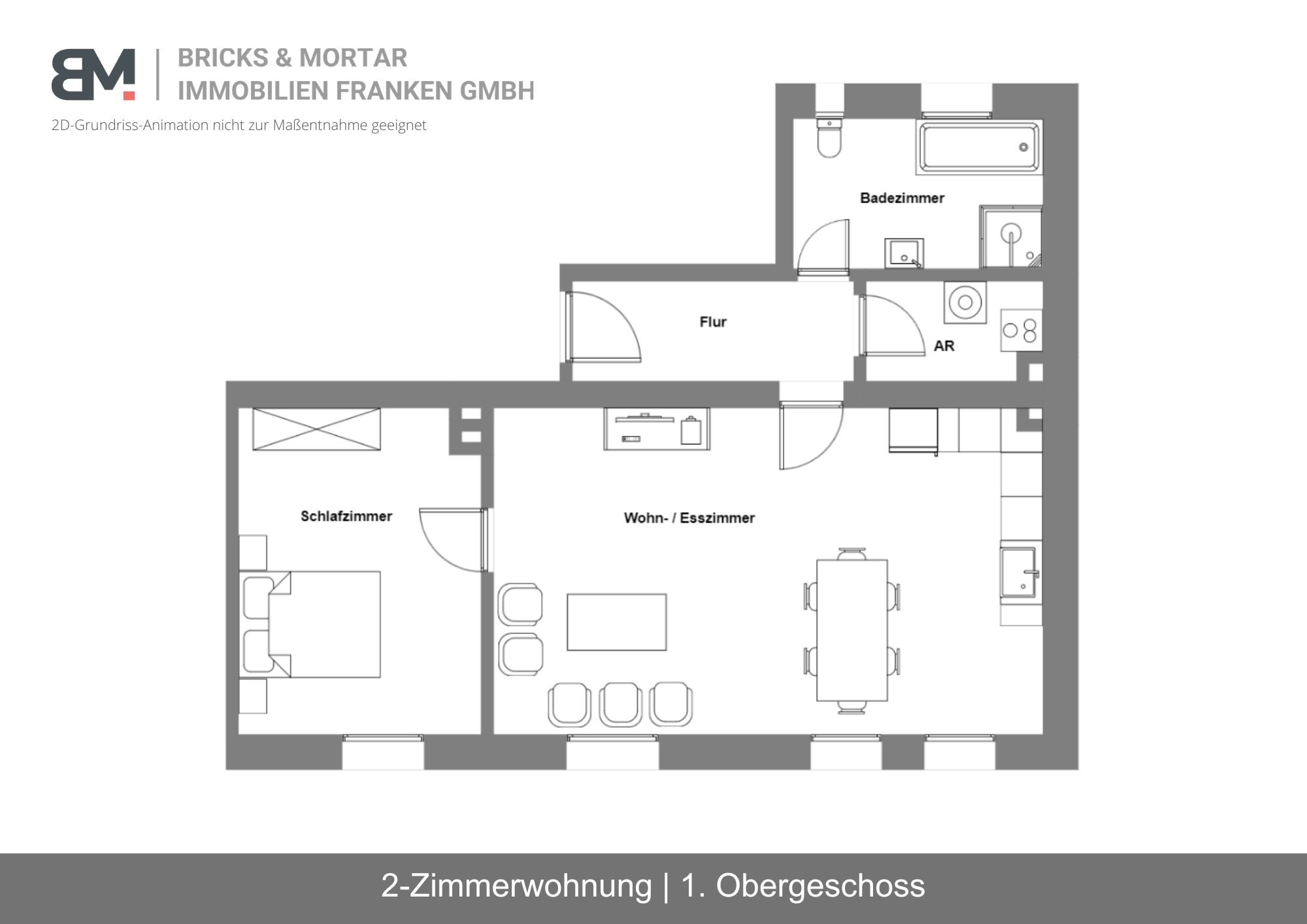 Wohnung zum Kauf 249.000 € 2 Zimmer 70 m²<br/>Wohnfläche 1.<br/>Geschoss Stadtpark / Stadtgrenze 20 Fürth 90762