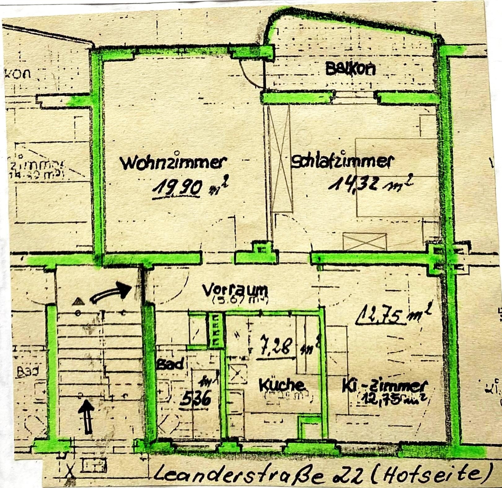 Wohnung zum Kauf 228.000 € 3 Zimmer 66 m²<br/>Wohnfläche EG<br/>Geschoss Alt-Kürenz 3 Trier-Kürenz 54295