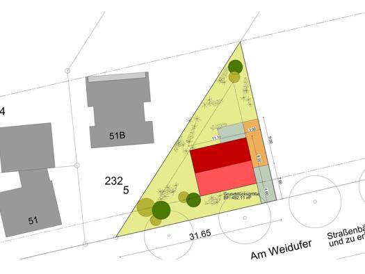 Grundstück zum Kauf provisionsfrei 149.000 € 492 m² Grundstück Am Weidufer Leeste Weyhe 28844