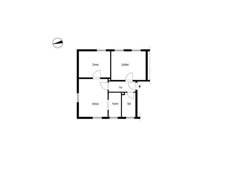 Wohnung zur Miete 270 € 3 Zimmer 55 m² EG frei ab 01.06.2026 Krummenscheider Weg 2 Rathmecke Lüdenscheid 58513