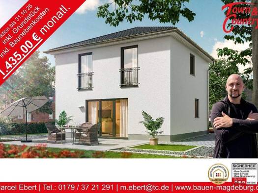 Haus zum Kauf - Erstbezug 362.913 € 3 Zimmer 103 m² 596 m² Grundstück Rottmersleben 39343