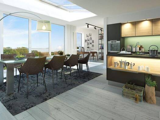 Penthouse zum Kauf - Erstbezug provisionsfrei 859.000 € 3,5 Zimmer 130,5 m² 3 Geschosse frei ab sofort Hilden 40723