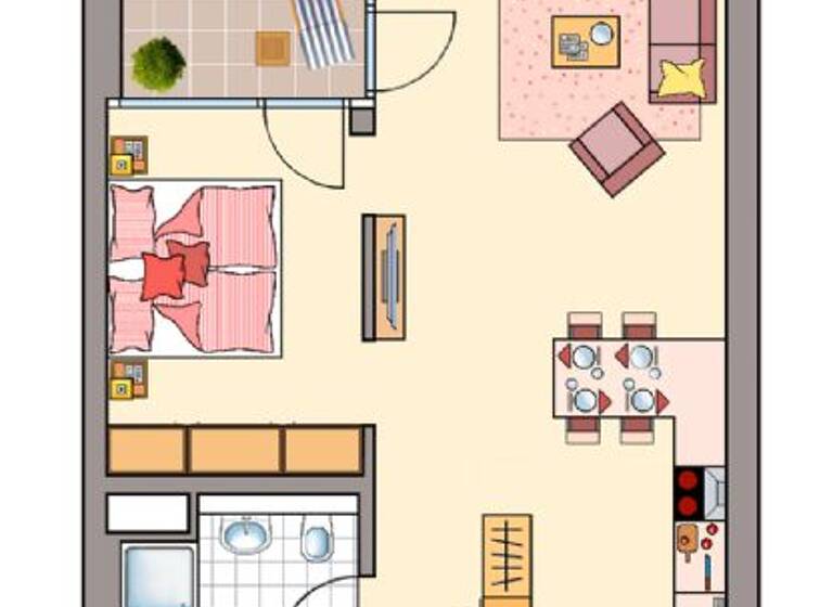 Wohnung zur Miete 840 € 1 Zimmer 58,5 m² Geschoss 1/5 frei ab 01.07.2026 Wendlingen Wendlingen am Neckar 73240