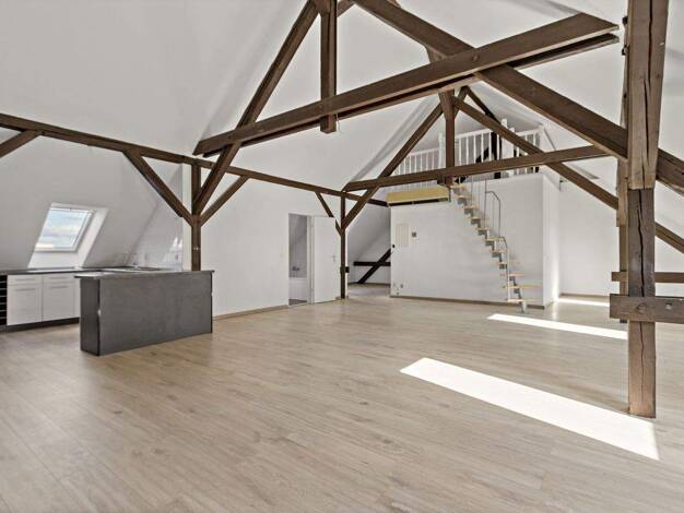 Loft zur Miete 640 € 2 Zimmer 100 m² 3. Geschoss Dieselstraße 136 Damaschkestraße Halle 06130
