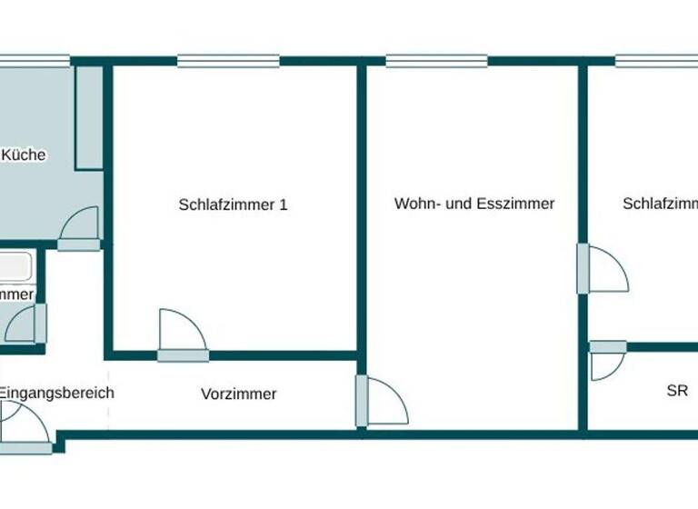Wohnung zum Kauf 449.500 € 3 Zimmer 92 m² 1. Geschoss Wien 1180